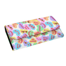 Load image into Gallery viewer, Wallet mock-up with sweethearts patten