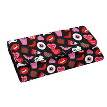 Load image into Gallery viewer, Wallet mock-up with valloween patten