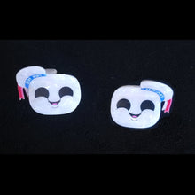Load image into Gallery viewer, Set of 2 marshmallow man hair clips

