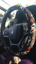 Load image into Gallery viewer, Steering wheel cover featuring the valloscream pattern on a Honda steering wheel

