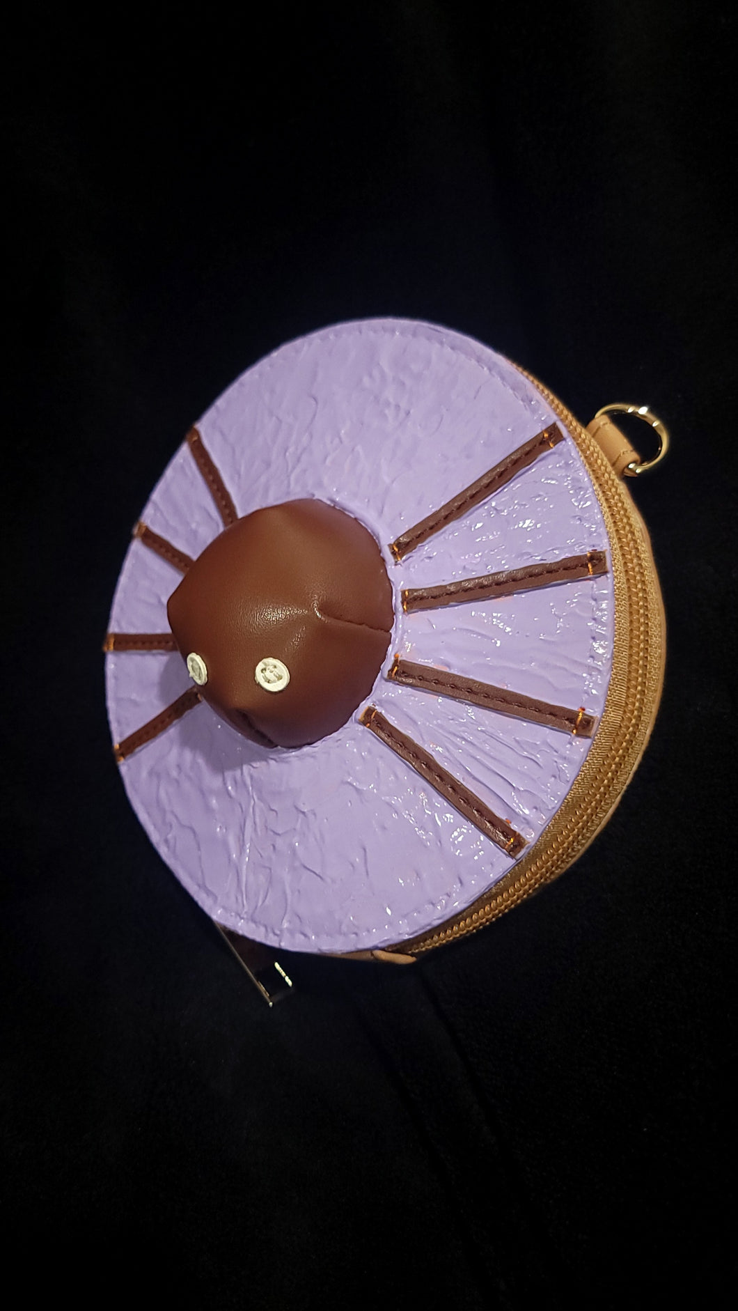 Ube Spider Donut Wristlet Wallet