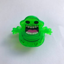 Load image into Gallery viewer, Translucent green hair clip goblin
