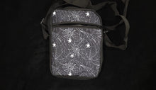 Load image into Gallery viewer, Spiderweb print messenger bag
