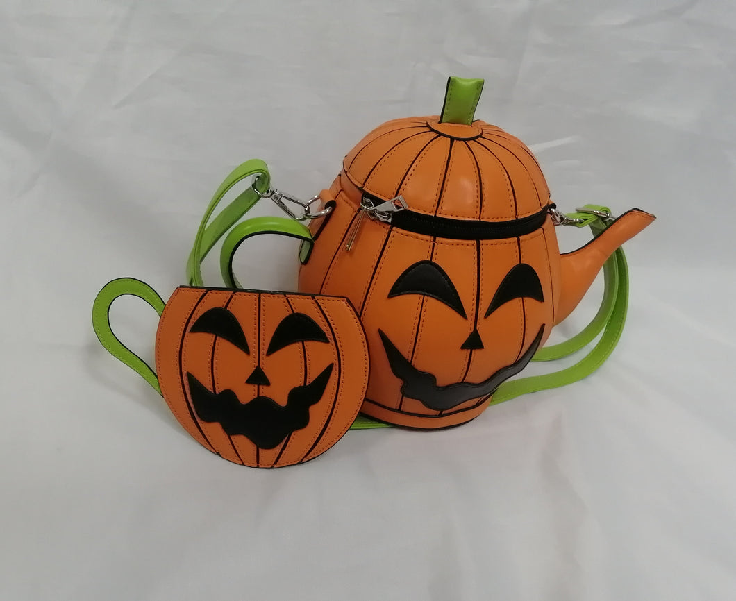 Spooky Teatime Pumpkin Set
